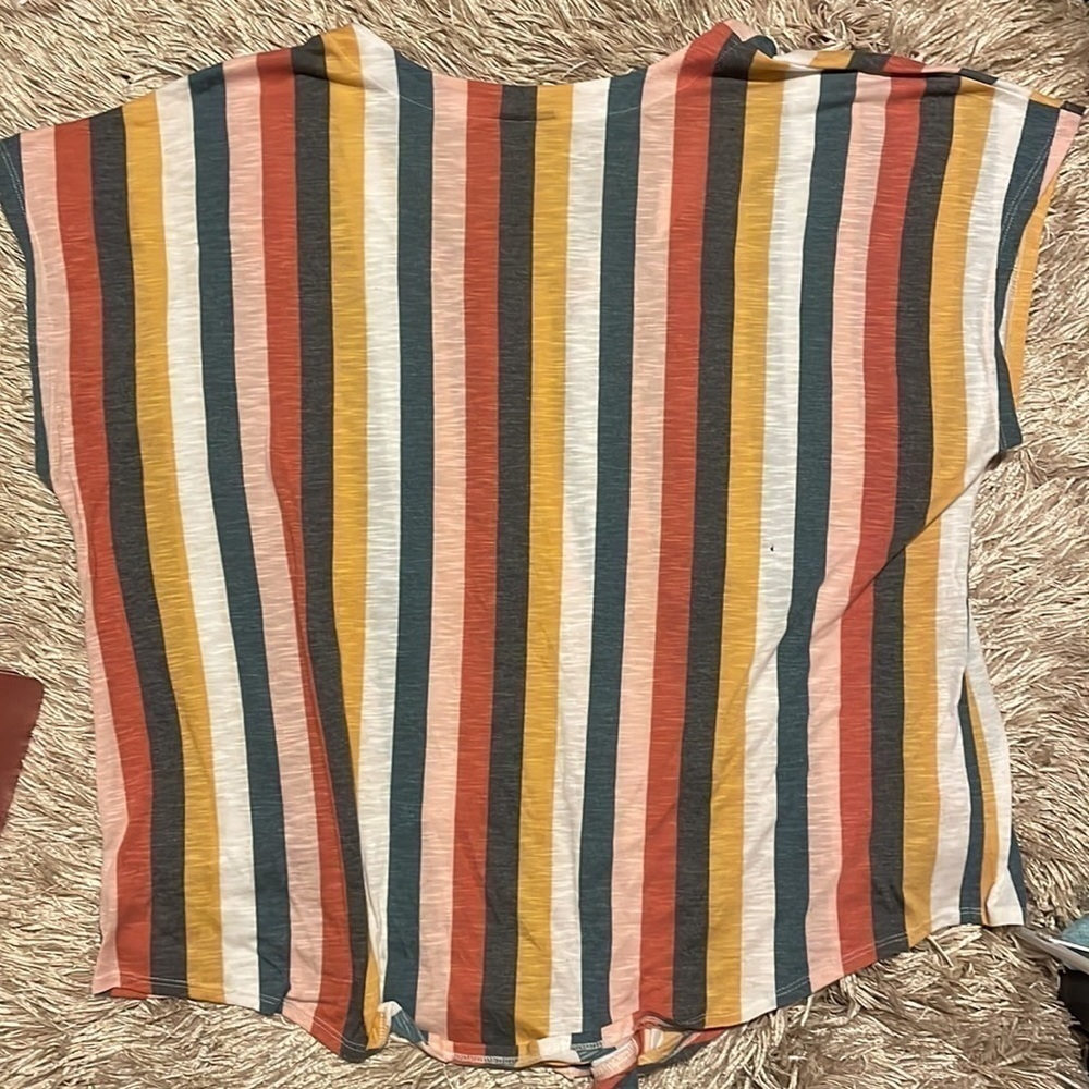 TORRID sz 4 Button Down Tie Front Midi Tee - Picture 11 of 11